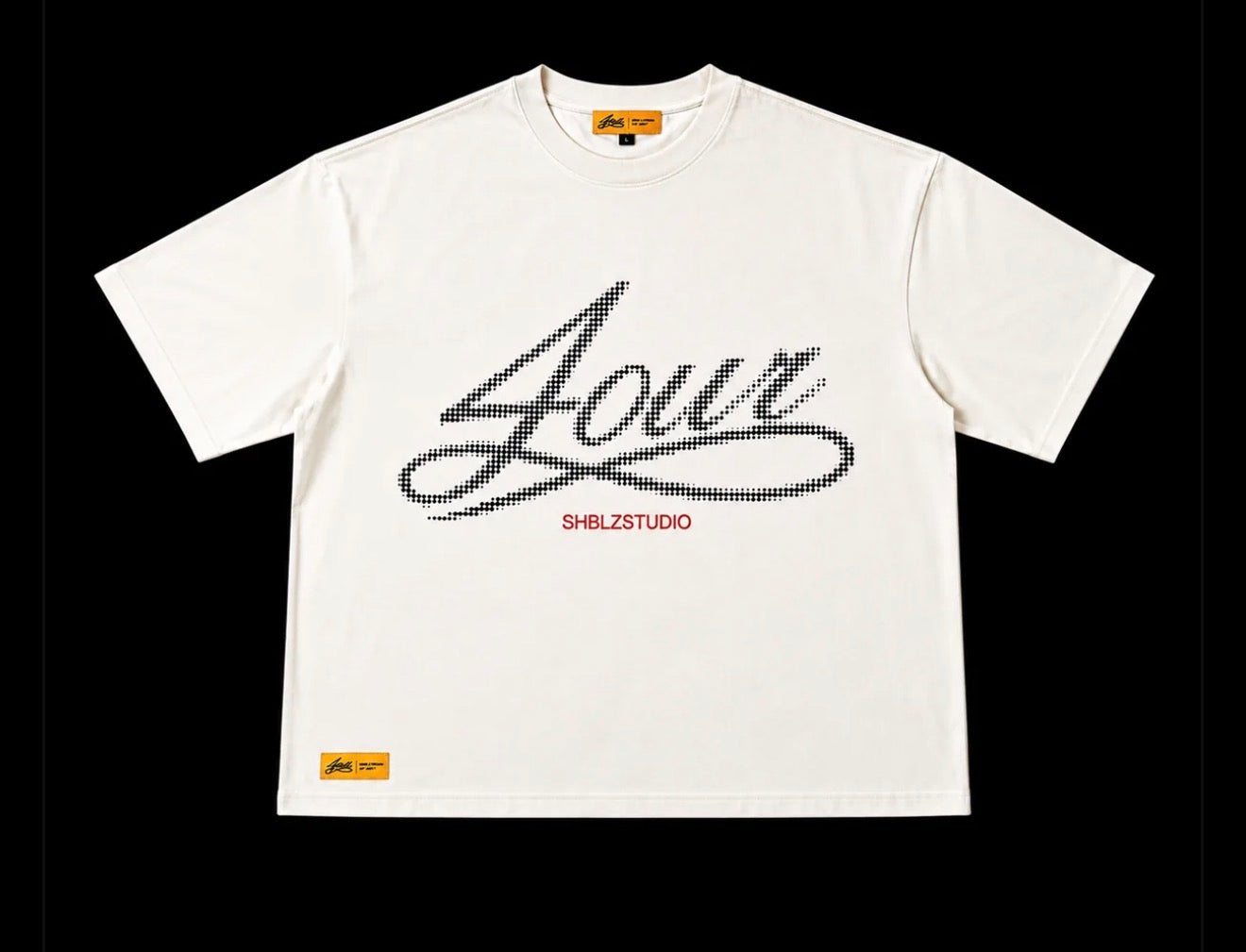 4OUR CREAMY WHITE T SHIRT