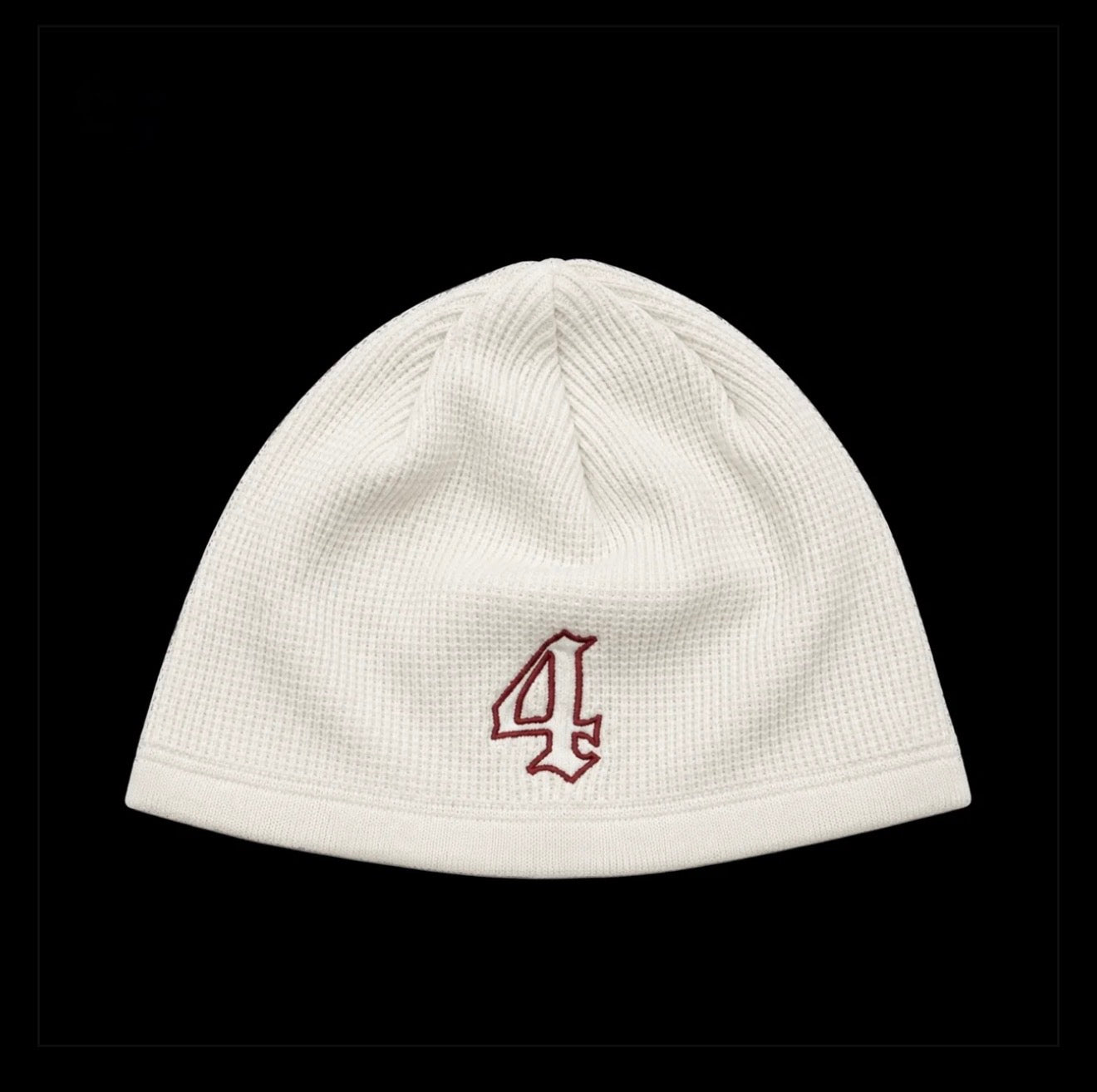 4 WAFFLE KNIT BEANIE